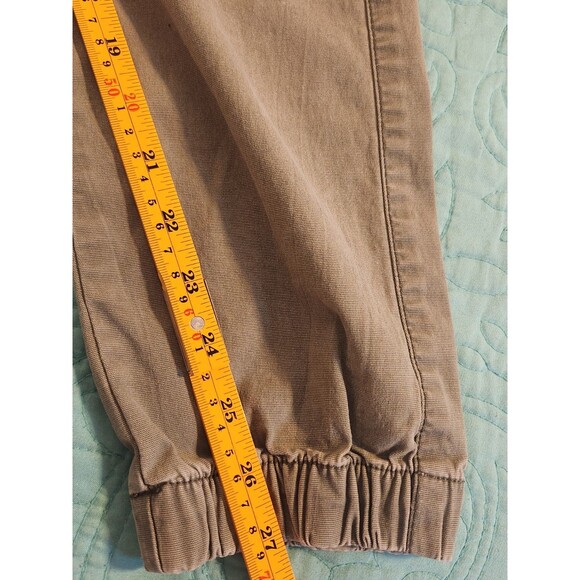 C/Y/A  Men's Size Large Army Green Cotton Elastic Waist Drawstring Jogger Pants - Picture 8 of 8